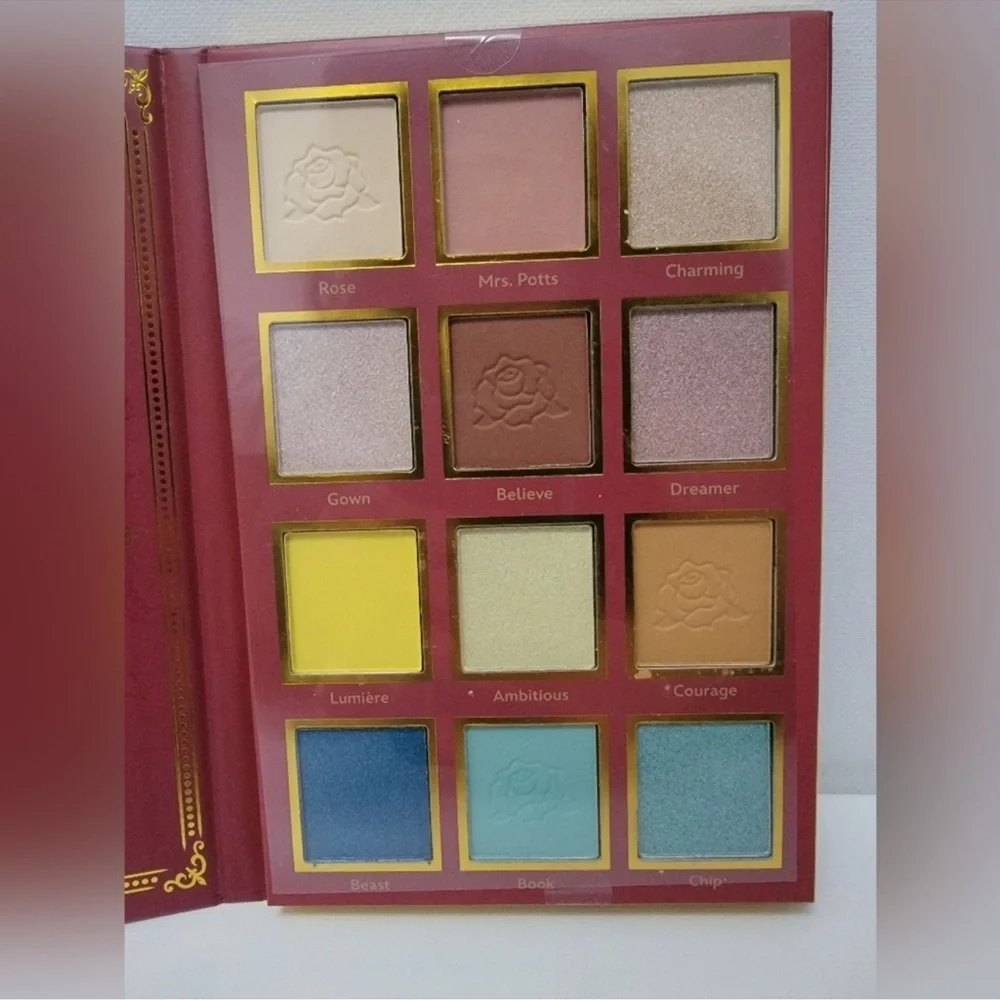 NEW Disney Princess Beauty & The Beast Belle 12 Pan Eyeshadow Palette Lmtd Ed
